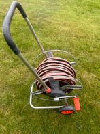 Gardena tuinhaspel met slang 30m, Ophalen, Zo goed als nieuw, Tuinslanghaspel