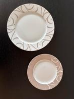 Set van 10 grote en 10 kleine borden van Guy Degrenne, Ophalen, Porselein