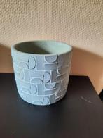 Bloempot groen, Tuin en Terras, Bloempotten, Ophalen, Steen, Gebruikt, Rond