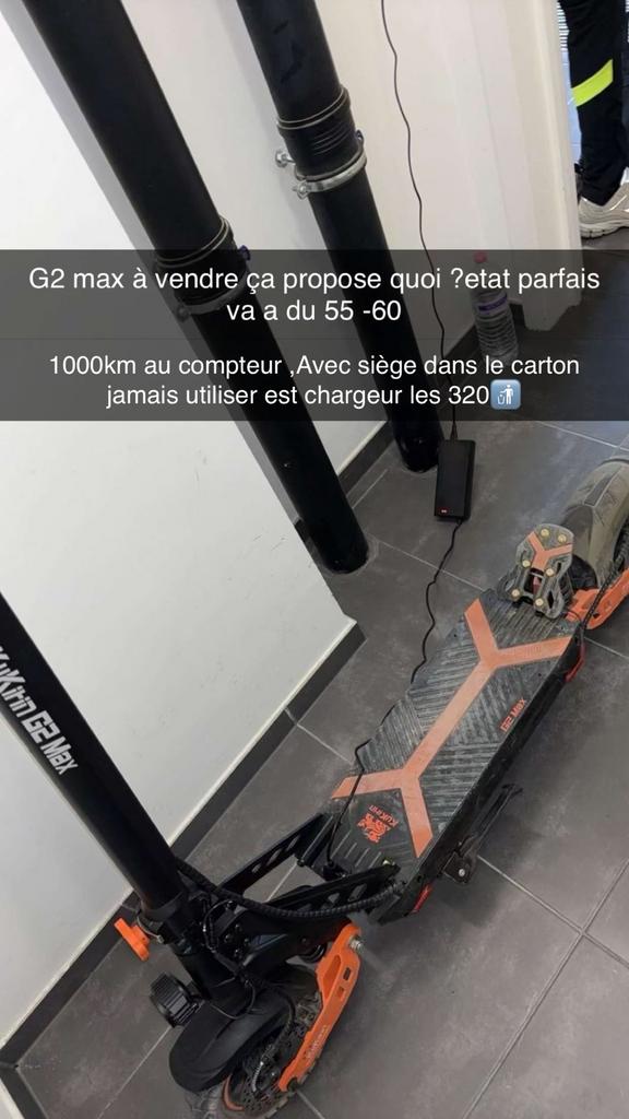 Kukirin g2 max, Fietsen en Brommers, Steps, Gebruikt, Ophalen