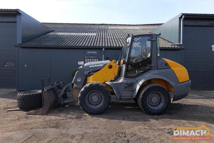 Ahlmann AZ75 Palletvorken - puinriekbak - Nokian banden - 4x, Articles professionnels, Machines & Construction | Grues & Excavatrices