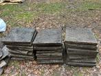 Gratis grindsteen beton klinkers 50x50 cm - 35 stuks, Gravier, Tuiles de terrasse, Enlèvement, Utilisé