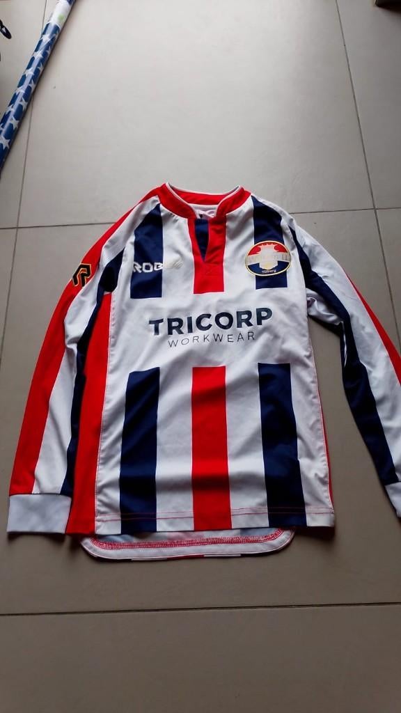 voetbalshirt Robey Willem II tilburg maat 152, Ophalen of Verzenden