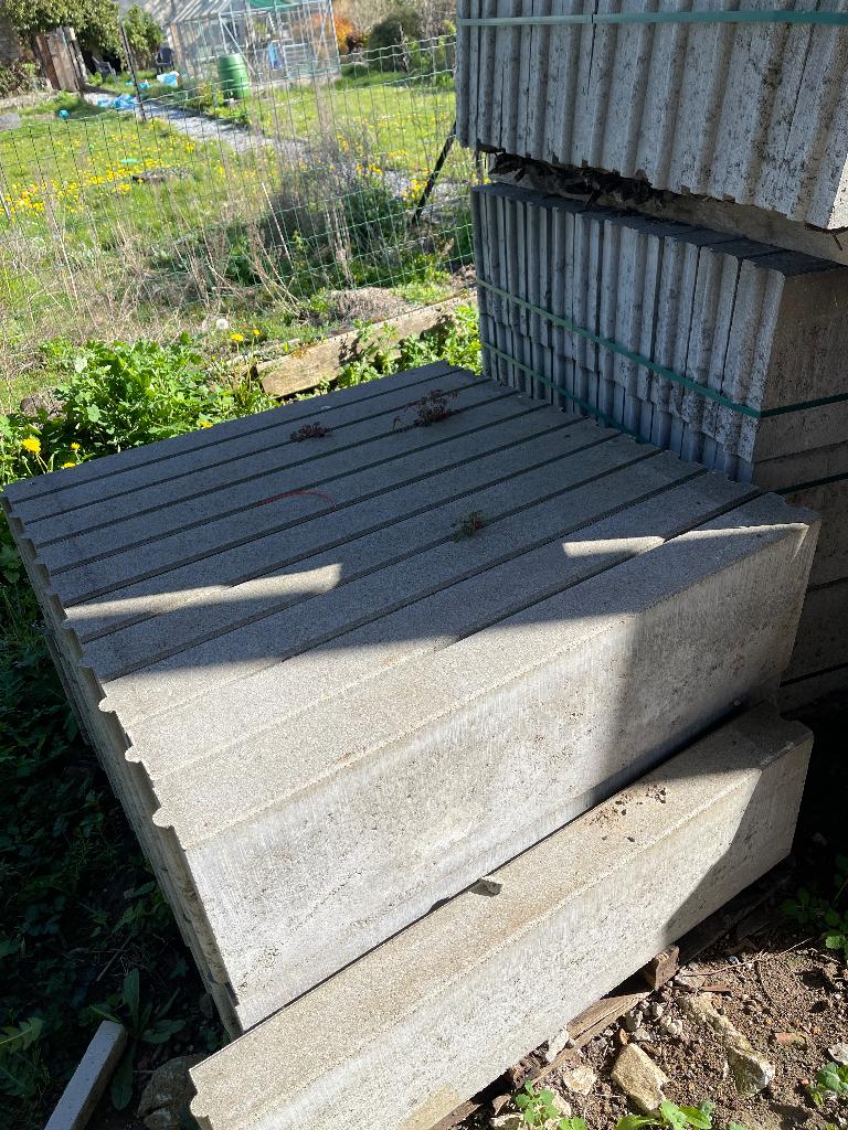 Bordures en béton, Neuf, Bordure, 25 à 50 cm, Enlèvement