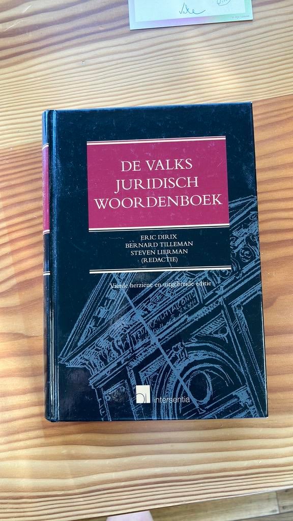 De Valks Juridisch Woordenboek, Livres, Livres d'étude & Cours, Enlèvement ou Envoi, Comme neuf, Enseignement supérieur