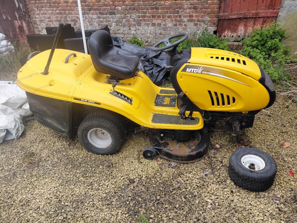 zitmaaier /grasmaaier, Enlèvement, Utilisé