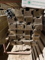 23 houten hoekpalen, Bricolage & Construction, Bois & Planches, Enlèvement, Neuf, 250 à 300 cm, Imprégné