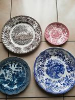 4 verschillende borden, Enlèvement ou Envoi, Comme neuf, Poterie rustique, Assiettes(s)