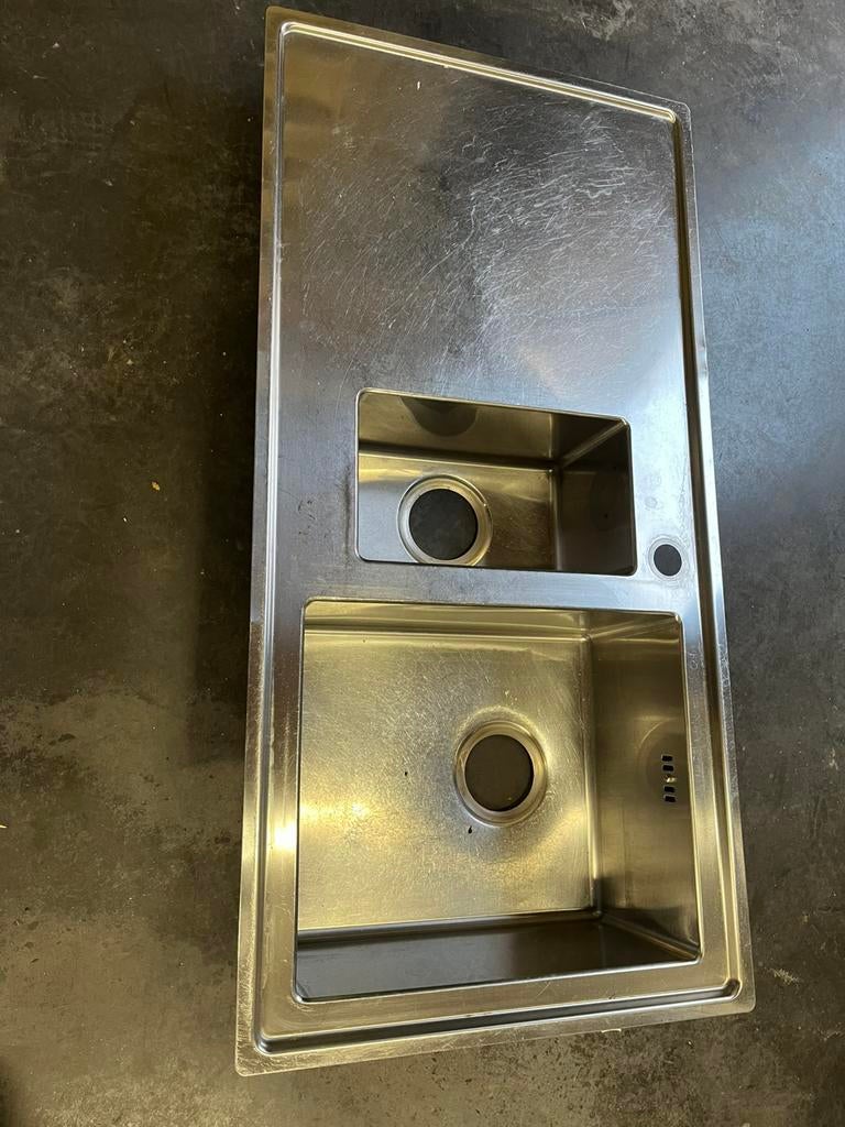 Strake inox spoelbak, Huis en Inrichting, Keuken | Keukenelementen, Ophalen, Gebruikt