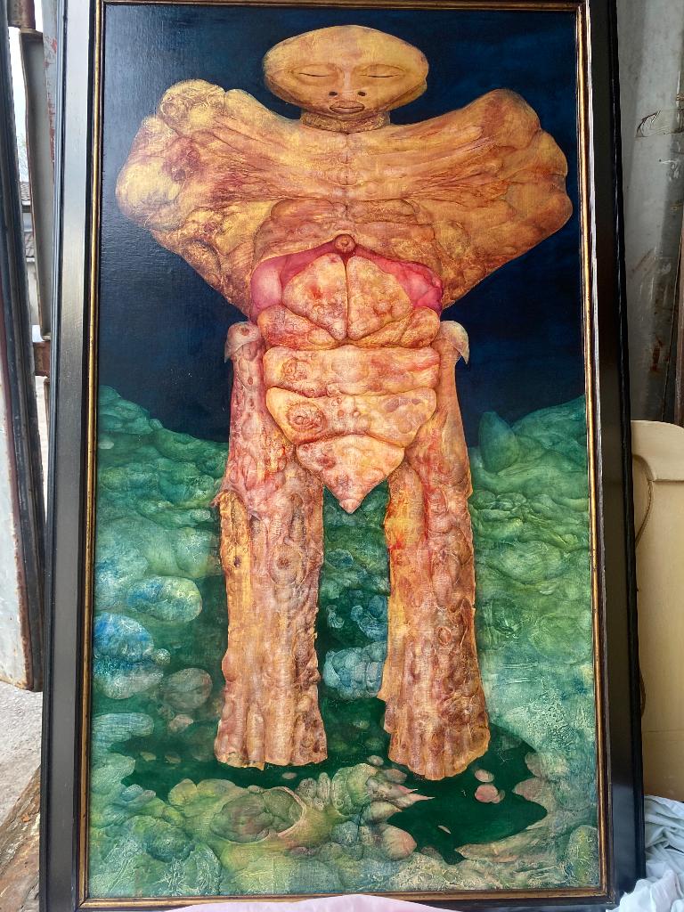 Schilderij van Jean-Pierre De Coster, Antiek en Kunst, Ophalen