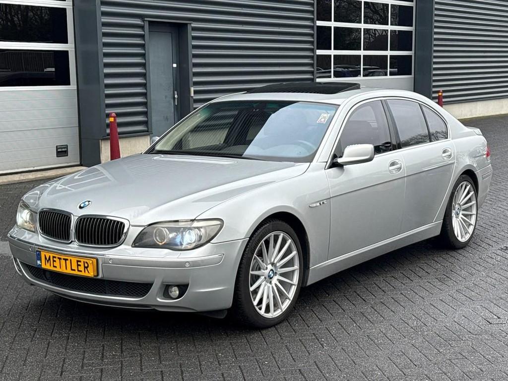 BMW 7 Serie 760i, 6.0 V12, softclose, panoramadak, elektr st, Autos, BMW, Cuir, Argent ou Gris, Achat, 4 portes