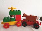 Lego Duplo vintage, voiture et remorque, Utilisé, Duplo