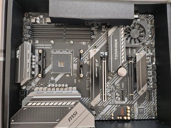 Bundel Moederbord, CPU, RAM, Koeler (AMD 5900X), Computers en Software, Moederborden, Gebruikt, AMD, DDR4, Ophalen