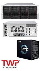 TWP 24BAY SuperStorage Bern EPYC X11 + RTX 3090, Informatique & Logiciels, Serveurs, 128 GB, Composants échangeables à chaud, Comme neuf