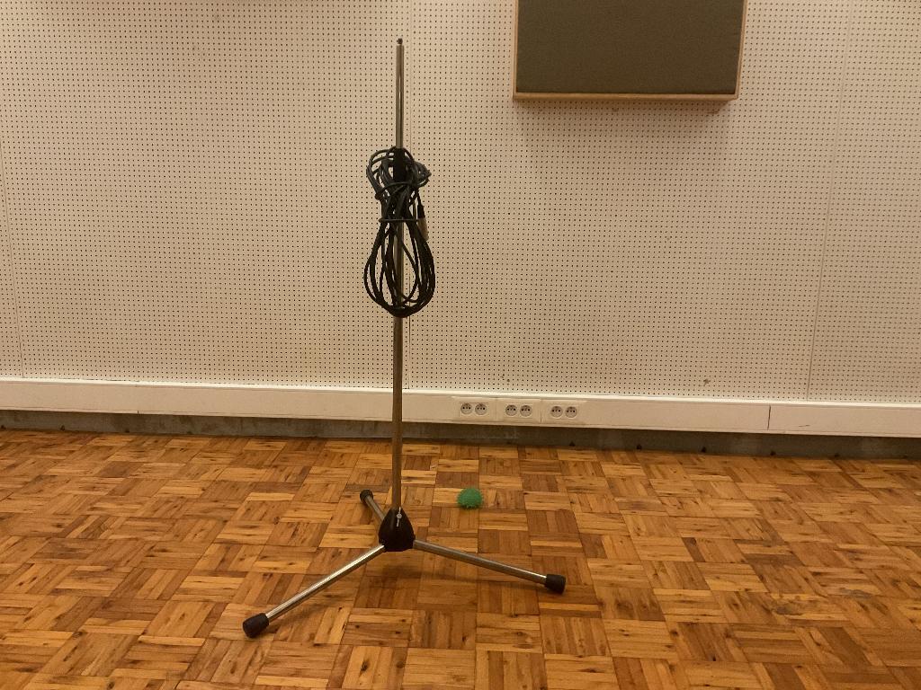 Micro statief met kabel, Muziek en Instrumenten, Ophalen of Verzenden, Gebruikt, Zangmicrofoon