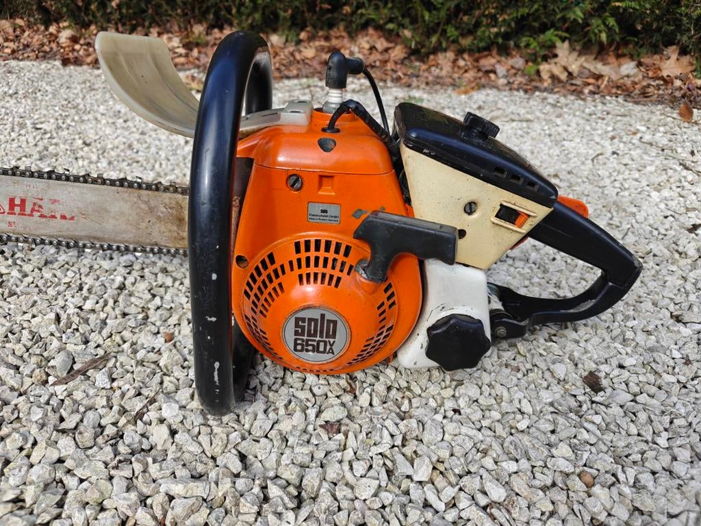 Solo 650X kettingzaag, Doe-het-zelf en Bouw, Gereedschap | Zaagmachines, Ophalen, Kettingzaag
