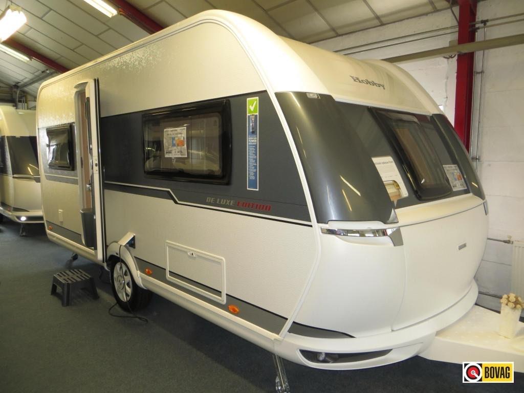 Caravan Hobby Édition Deluxe 460 UHF, Grand lit, Jusqu'à 4, 6 à 7 mètres, Hobby