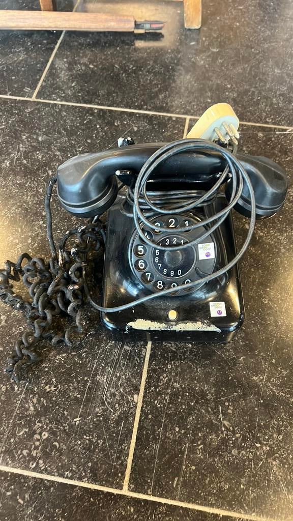 Siemens telefoon met draaischijf, Telecommunicatie, Vaste telefoons | Niet Draadloos, Ophalen, Gebruikt, Met draaischijf