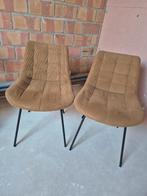 4 Stoelen corduroy cognac, Ophalen, Zo goed als nieuw, Overige kleuren, Vier