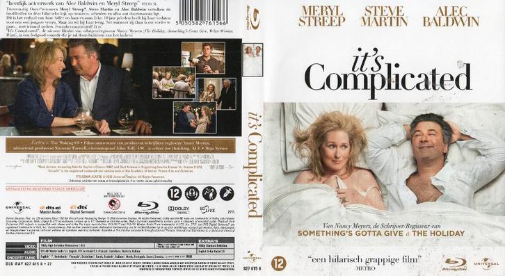 it's complicated (blu-ray) nieuw, Cd's en Dvd's, Blu-ray, Zo goed als nieuw, Overige genres, Ophalen of Verzenden