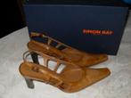 damesschoenen cognac "simon" maat 37,5, Bruin, Ophalen of Verzenden, Zo goed als nieuw, Schoenen met hoge hakken
