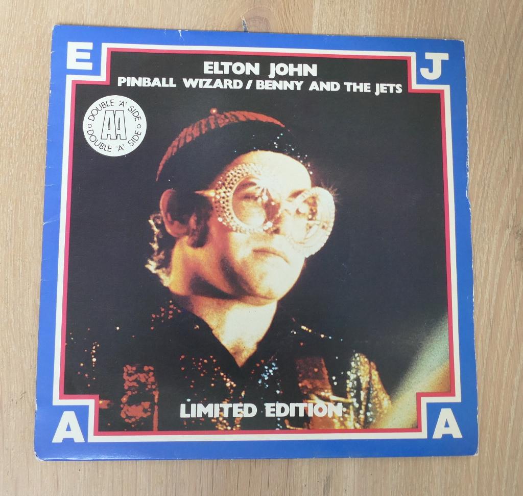 7"  Elton John ‎– Pinball Wizard / Benny And The Jets, Cd's en Dvd's, Vinyl Singles, Gebruikt, 7 inch, Single, Ophalen of Verzenden