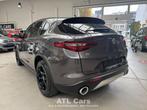 Alfa Romeo Stelvio 2.0 Super Q4 200c | Benzine | 4x4 | Autom, Auto's, Alfa Romeo, Automaat, Zwart, 4 cilinders, USB