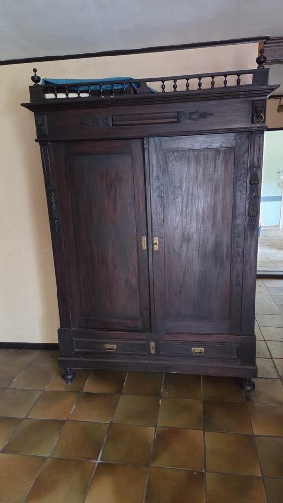 Set 2 antieke kasten, Antiek en Kunst, Ophalen