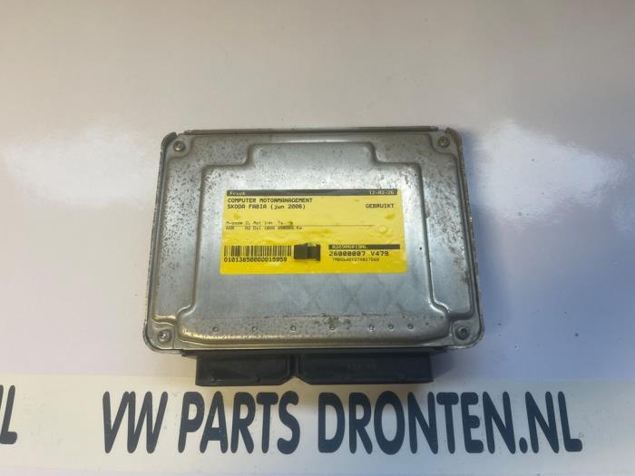 Ordinateur gestion moteur d'un Skoda Fabia, Autos : Pièces & Accessoires, -, 3 mois de garantie, Utilisé, Skoda