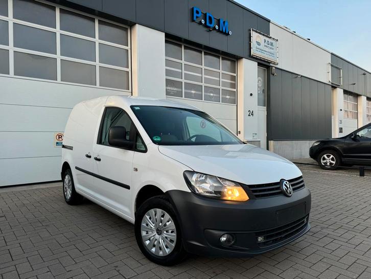 VW Caddy 1.6TDI 150.000Km Ond.Boek / 12M. Gr. / Gekeurd, Autos, Camionnettes & Utilitaires, Entreprise, Airbags, Air conditionné