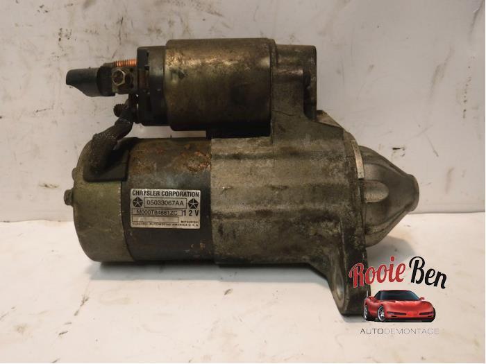Startmotor van een Chrysler PT Cruiser, Auto-onderdelen, Motor en Toebehoren, Chrysler, Gebruikt, 3 maanden garantie, Ophalen of Verzenden