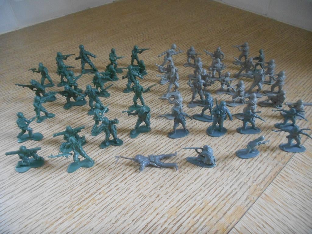 Soldats - figurines (jouet) 53 pièces. D, Collections, Enlèvement ou Envoi