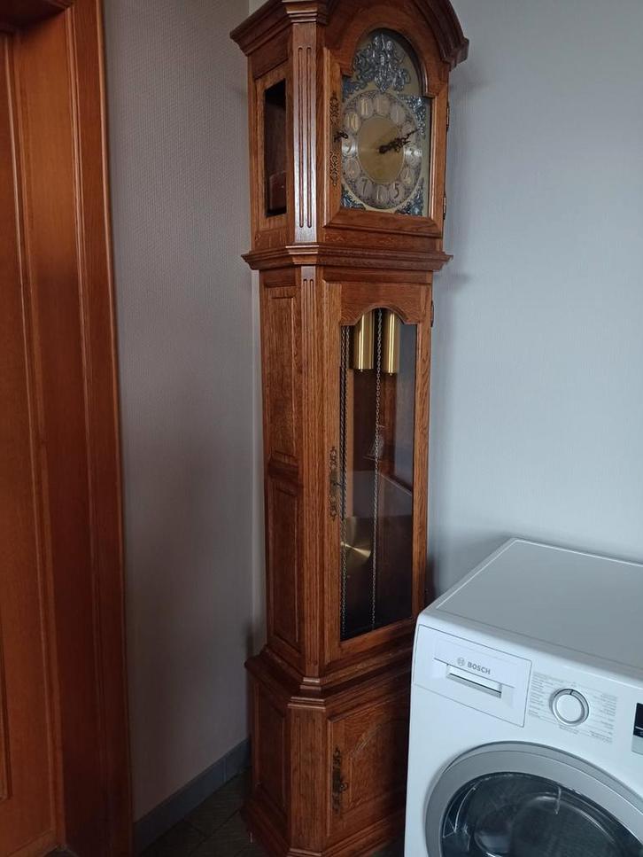 Staande klok in mooie werkende staat., Antiek en Kunst, Antiek | Klokken, Ophalen