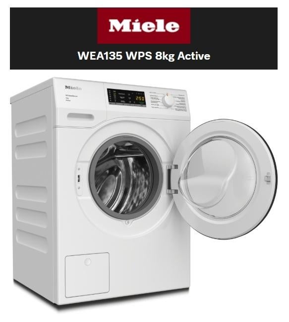 Machine à laver Miele WEA 135WPS toute neuve., 6 à 8 kg, 85 à 90 cm, Programme lavage à la main, Chargeur frontal