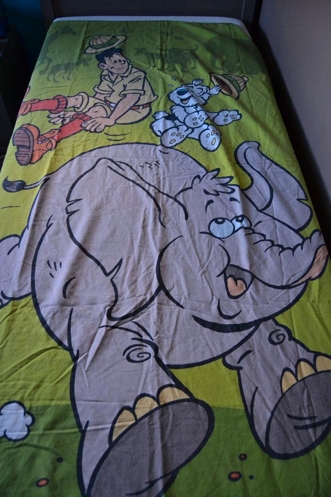 Dekbedovertrek Samson & Gert, Enfants & Bébés, Chambre d'enfant | Linge de lit, Utilisé, Housse de couette, Vert, Garçon ou Fille