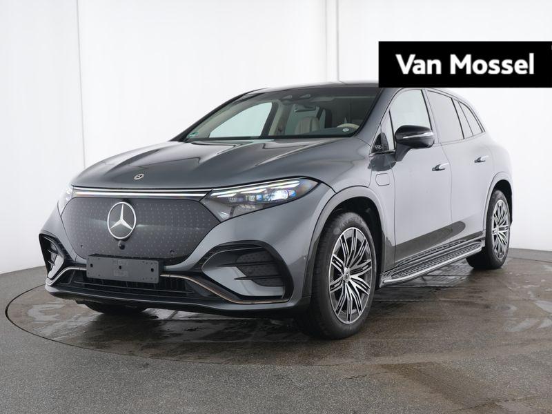 Mercedes-Benz EQS SUV 450 4MATIC AMG Line + LEDER + HYPERSCR, Auto's, Mercedes-Benz, Automaat, 4 deurs, Stof, 656 km