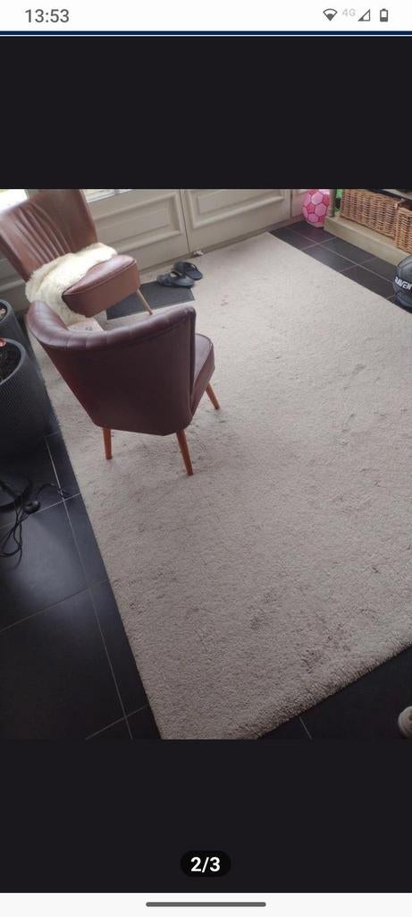 Tapijt schaapswol, Huis en Inrichting, Stoffering | Vloerbedekking, Ophalen, Tapijt