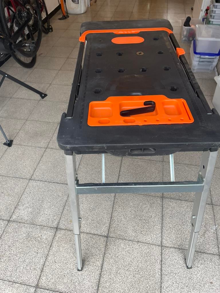 Werktafel inklapbaar, Bricolage & Construction, Outillage | Pièces de machine & Accessoires, Enlèvement ou Envoi, Comme neuf