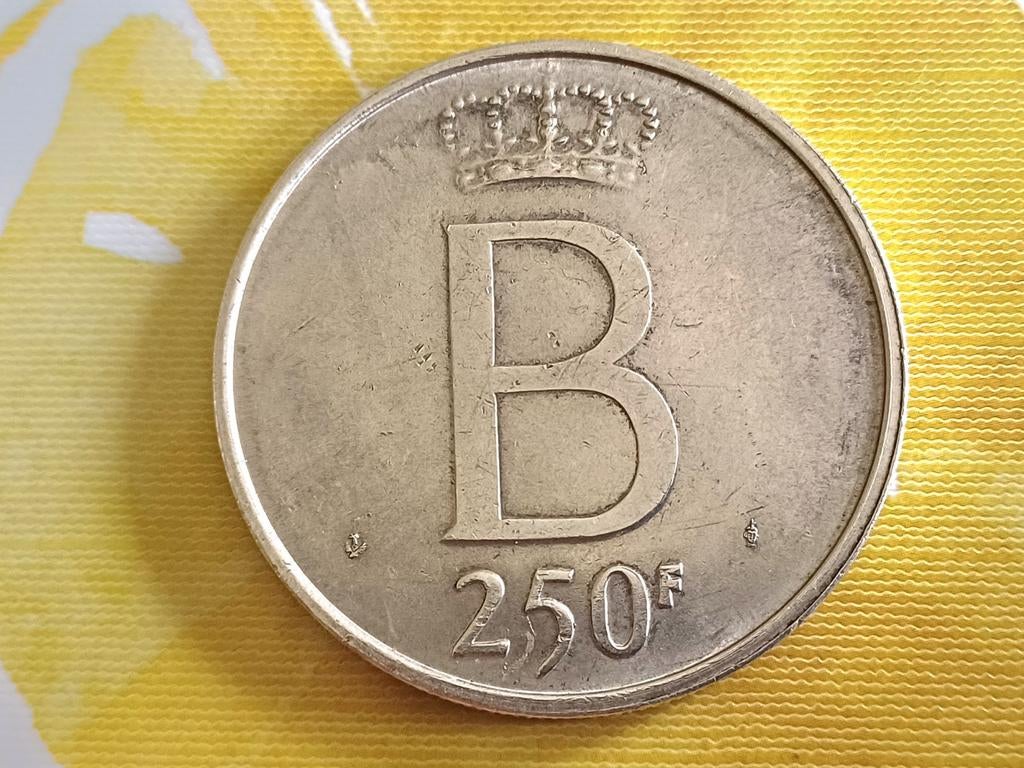 250 francs Baudouin, Enlèvement ou Envoi, Monnaie en vrac, Argent, Argent