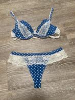 ensemble string bleu, Vêtements | Femmes, Sous-vêtements & Lingerie, Autre, Enlèvement ou Envoi, Bleu, String