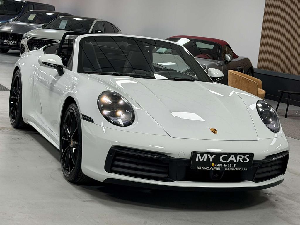 Porsche 911 Carrera 4 Cabriolet 3.0 Turbo 385 Cv Pdls Chrono, Auto's, Porsche, Automaat, 4 zetels, Gebruikt, Cabriolet