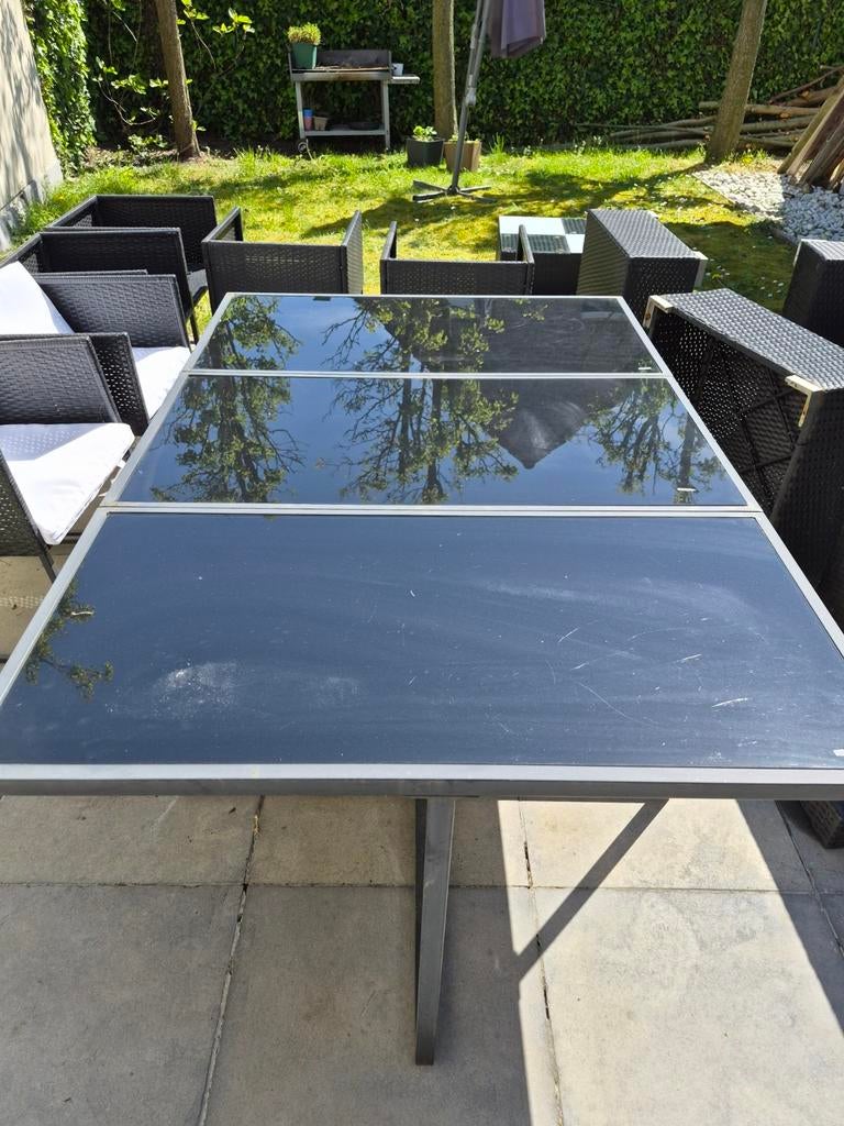 Volledige Lounge- en tuinset + acc., Jardin & Terrasse, Ensembles de jardin, Enlèvement, Salons de jardin