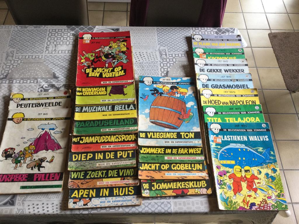 20 oude strips jommeke, Ophalen of Verzenden