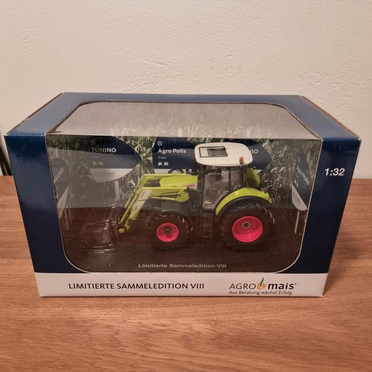 Claas Arion 530 met voorlader Agromais Universal Hobbies, Hobby en Vrije tijd, Modelauto's | 1:32, Nieuw, Tractor of Landbouw