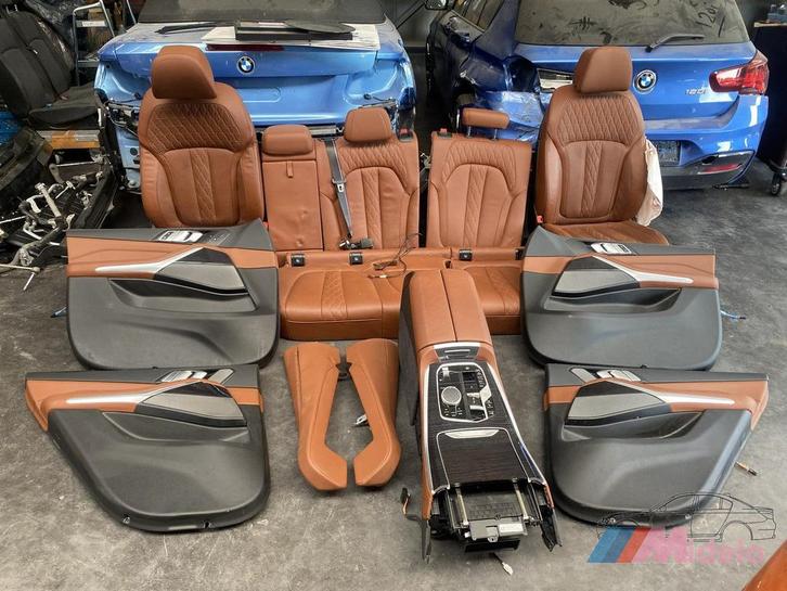 BMW X5 (G05/E95) BEKLEDINGSSET COGNAC LEER, Auto-onderdelen, Interieur en Bekleding, BMW, Gebruikt, Ophalen of Verzenden