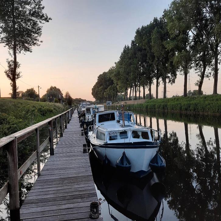 ZEN VAREN MET TRAAGLOPER, Watersport en Boten, Motorboten en Motorjachten, Gebruikt, Staal, 6 tot 9 meter, Diesel, Binnenboordmotor