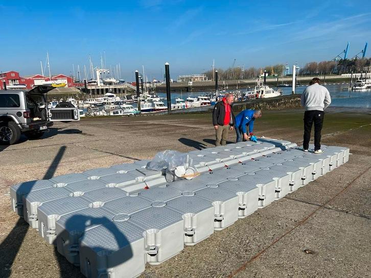 drijvend dock voor boot tot 7m, Watersport en Boten, Accessoires en Onderhoud, Gebruikt, Overige typen, Ophalen