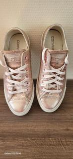 Converse All star en cuir métallisé croco or rose, Enlèvement, Rose