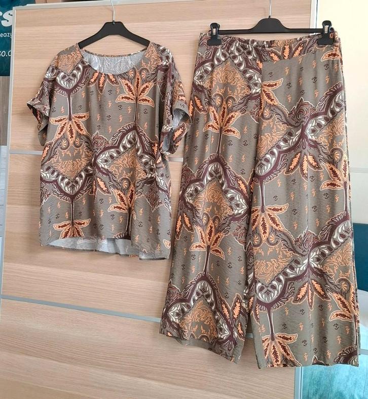 Mooie top en broek medium, Kleding | Dames, Blouses en Tunieken, Zo goed als nieuw, Maat 38/40 (M), Ophalen of Verzenden