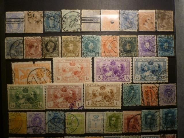 Lot oude Spaanse zegels (165 Ex) Gestempeld, Postzegels en Munten, Verzenden